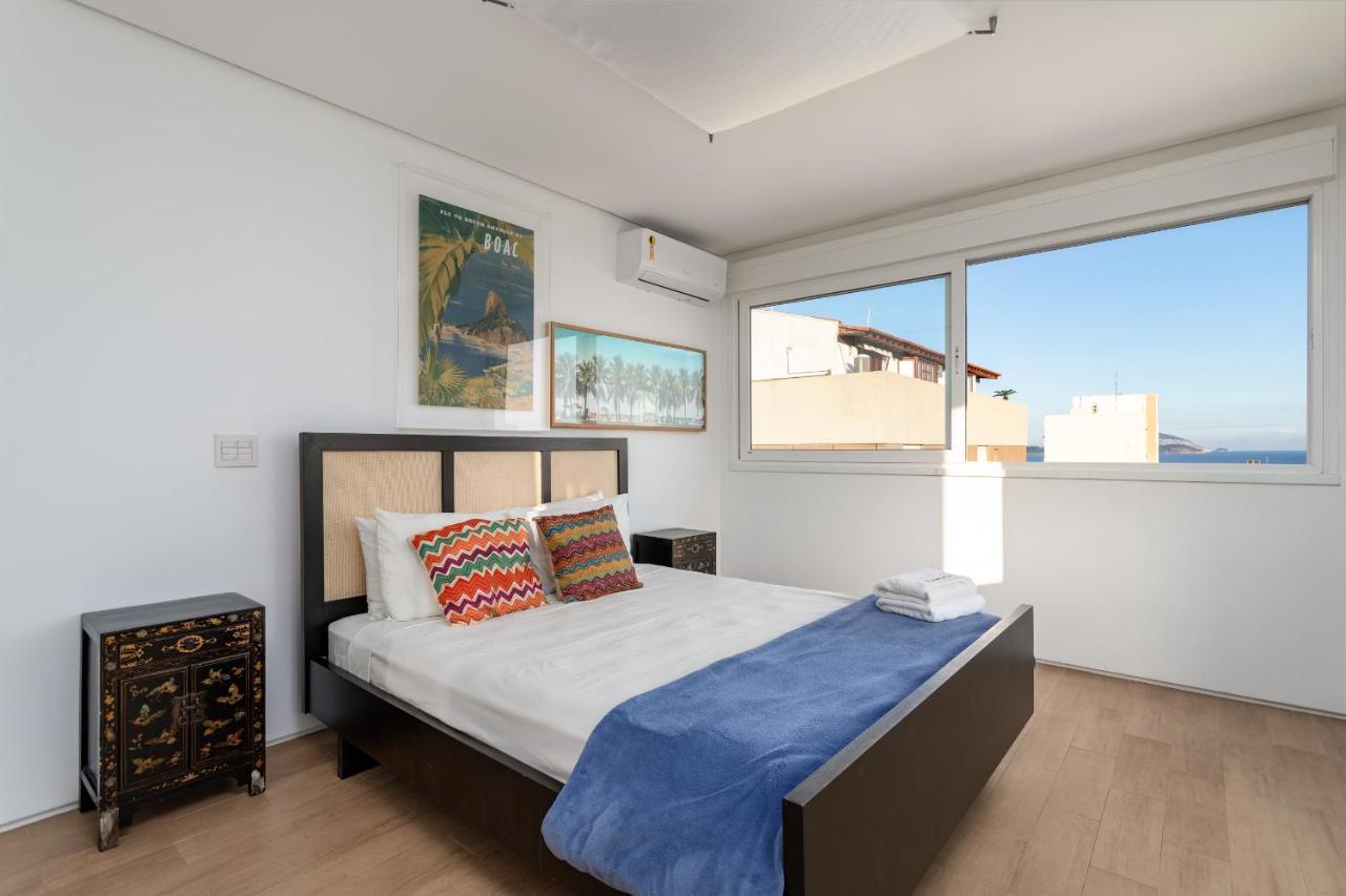 Belo No Leblon - Vista Para Morro 2 Irmaos - Guc6 Zn1 Rio de Janeiro Ngoại thất bức ảnh