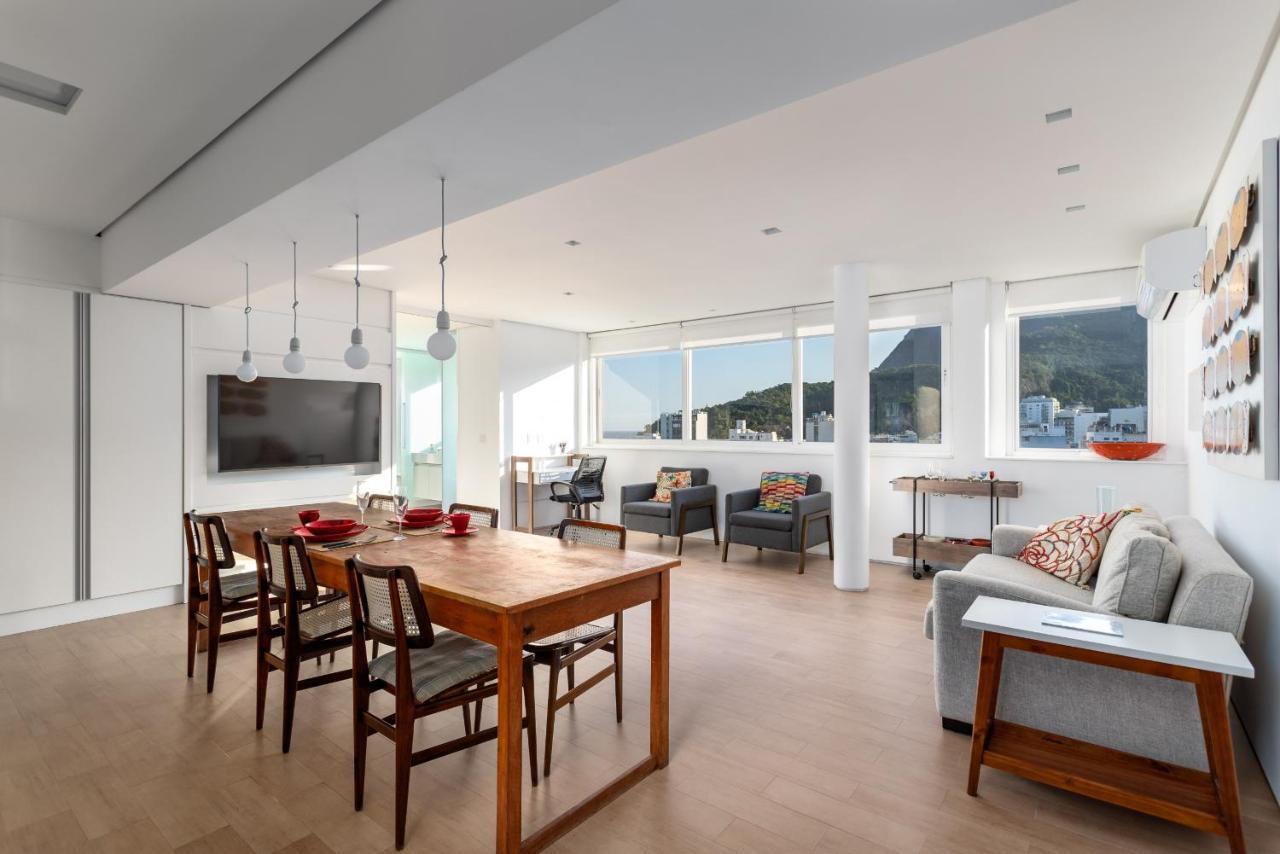 Belo No Leblon - Vista Para Morro 2 Irmaos - Guc6 Zn1 Rio de Janeiro Ngoại thất bức ảnh