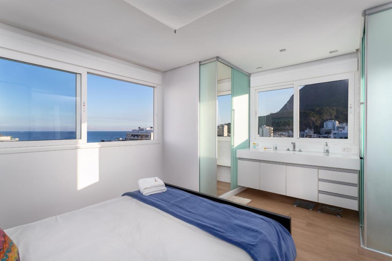 Belo No Leblon - Vista Para Morro 2 Irmaos - Guc6 Zn1 Rio de Janeiro Ngoại thất bức ảnh
