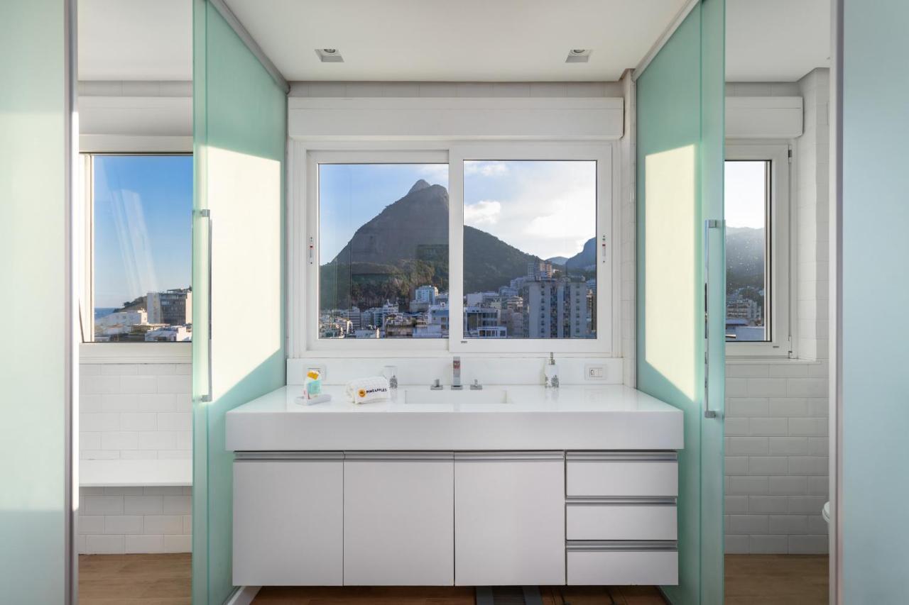 Belo No Leblon - Vista Para Morro 2 Irmaos - Guc6 Zn1 Rio de Janeiro Ngoại thất bức ảnh