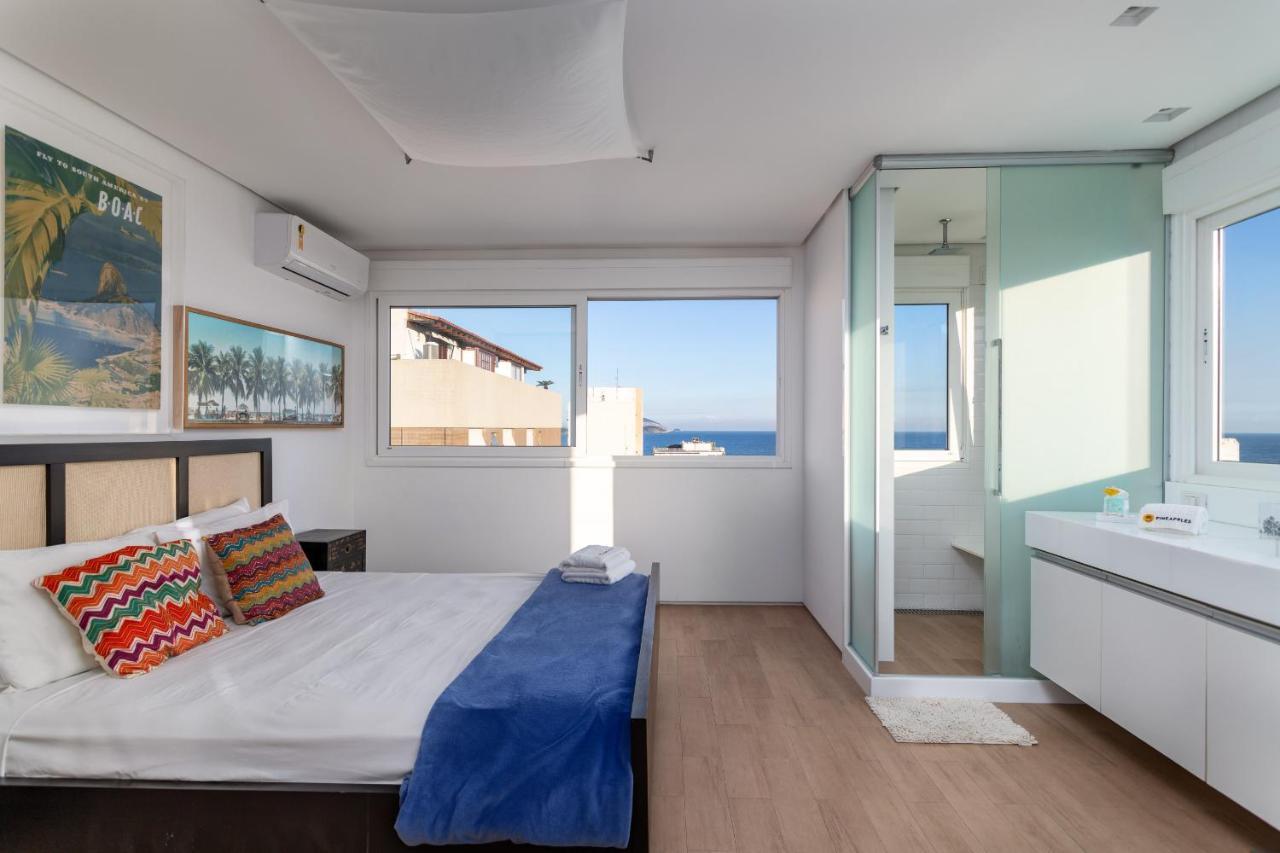 Belo No Leblon - Vista Para Morro 2 Irmaos - Guc6 Zn1 Rio de Janeiro Ngoại thất bức ảnh